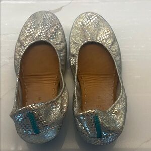 Tieks Metallic Romantic Blush Ballet Flats